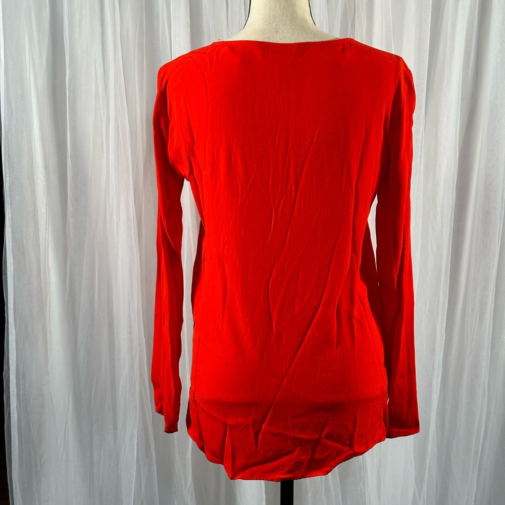 Bright Red Flowy Top - Picture 2 of 3